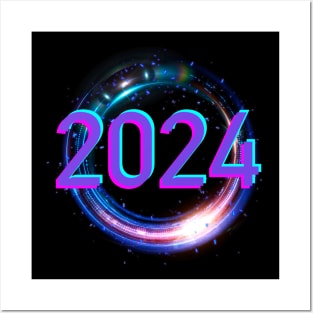 New Years 2024 Posters and Art